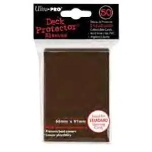 Ultra Pro Card Supplies Deck Protector Brown Standard Card Sleeves [50 Count]