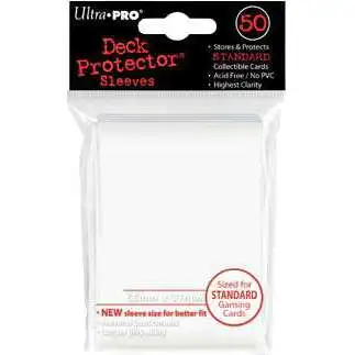 Ultra Pro Card Supplies Deck Protector White Standard Card Sleeves [50 Count]