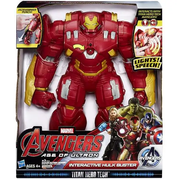 Marvel Avengers Age of Ultron Titan Hero Tech Interactive Hulk Buster Action Figure