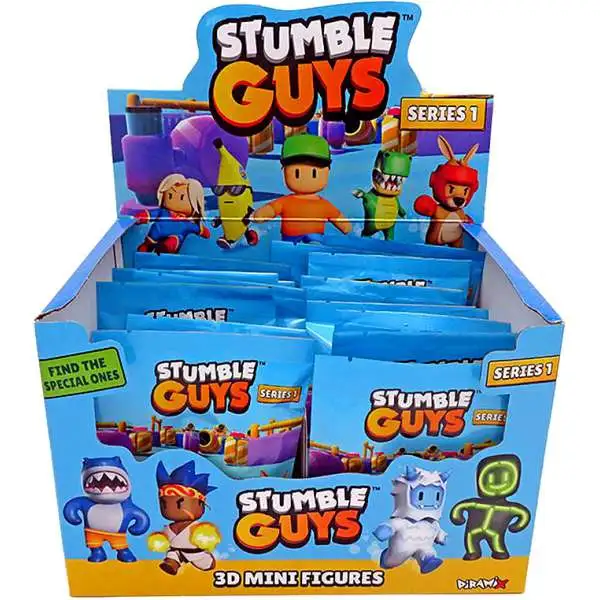 Stumble Guys 3D Mini Figure 2.5-Inch Mystery Box [18 Packs] (Pre-Order ships June)