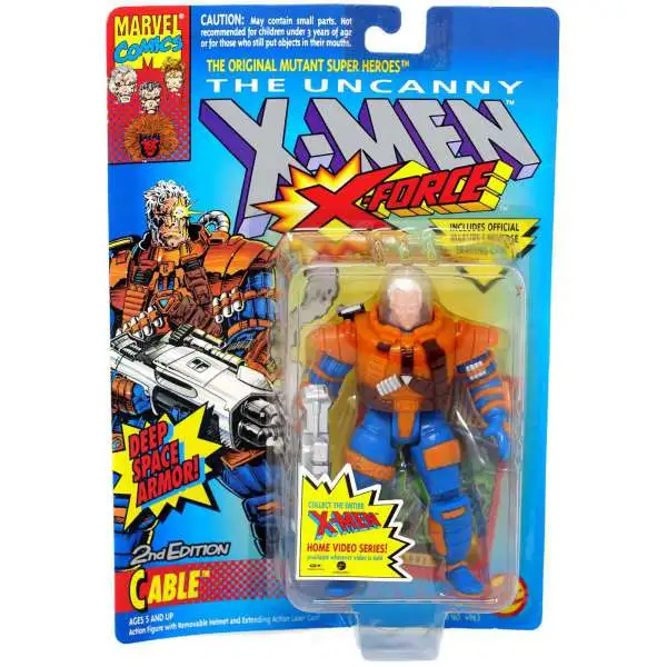 Marvel The Uncanny X-Men X-Force Cable Action Figure [2nd Edition, Deep Space Armor] [Moderate shelf wear]