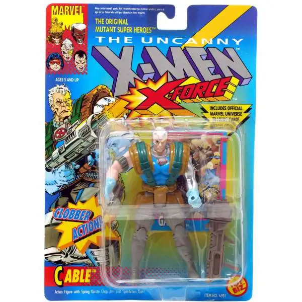 Marvel The Uncanny X-Men X-Force Cable Action Figure [Clobber Action] [Moderate shelf wear]