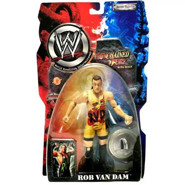 WWE Wrestling Unchained Fury Series 5 Rob Van Dam Action Figure