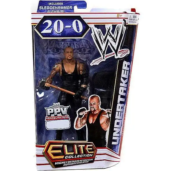 WWE Wrestling Elite Collection PPV Headquarters 20-0 Undertaker Exclusive Action Figure [Sledge Hammer & Chair]