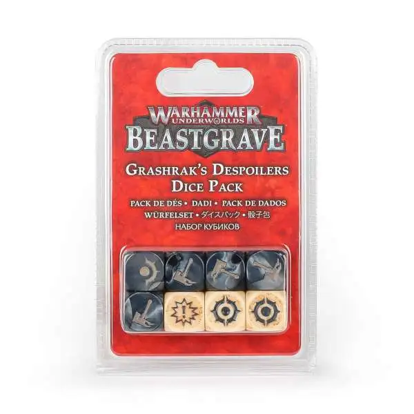 Warhammer Age of Sigmar Warhammer Underworlds: Beastgrave Grashrak's Despoilers Dice Pack