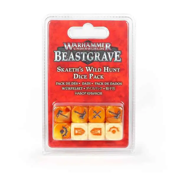 Warhammer Age of Sigmar Warhammer Underworlds: Beastgrave Skaeth's Wild Hunt Dice Pack