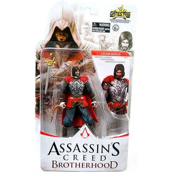Assassin's Creed Brotherhood Gamestars Cesare Borgia Action Figure