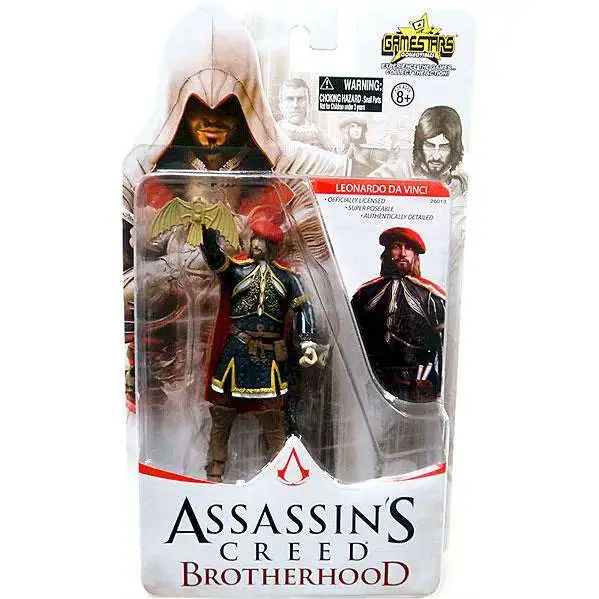 Assassin's Creed Brotherhood Gamestars Leonardo da Vinci Action Figure