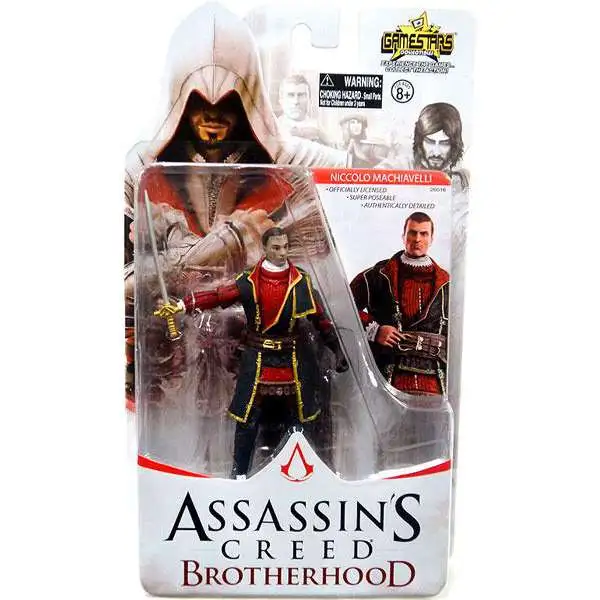 Assassin's Creed Brotherhood Gamestars Niccolo Machiavelli Action Figure