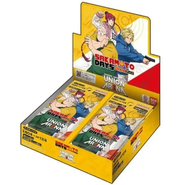 ユニオンアリーナ ブースター サカモトデイズ カートン 1箱(16BOX) Union Arena Card Game Sakamoto Days Booster Box UE19BT 16 Packs
