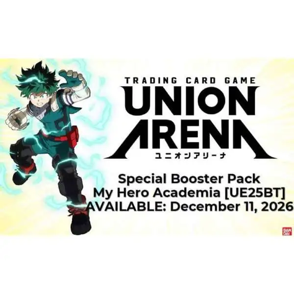 Union Arena Card Game My Hero Academia Special Booster Box UE25BT