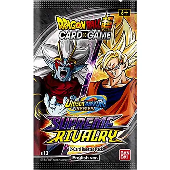Dragon Ball Super Trading Card Game Unison Warrior Series 4 Supreme Rivalry Booster Pack DBS-B13 [12 Cards]