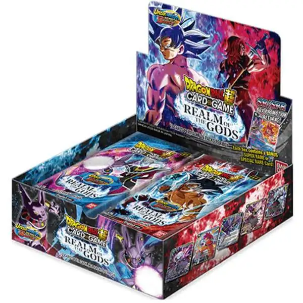 Dragon Ball Super Trading Card Game Unison Warrior Series 7 Realm of the Gods Booster Box DBS-B16 [24 Packs]