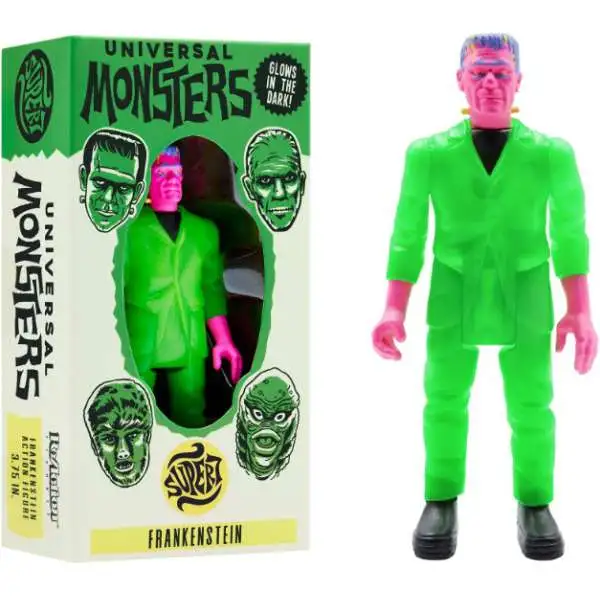 ReAction Universal Monsters Frankenstein Action Figure [Glow In The Dark Costume Colors]