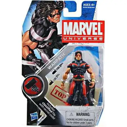 Marvel Universe Series 6 Warpath Action Figure #3 [Blue & Red]