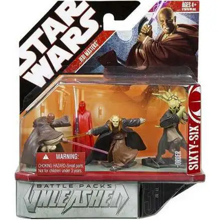 Star Wars Revenge of the Sith Battle Pack Jedi Masters Action Figure 4-Pack [Order Sixty-Six]