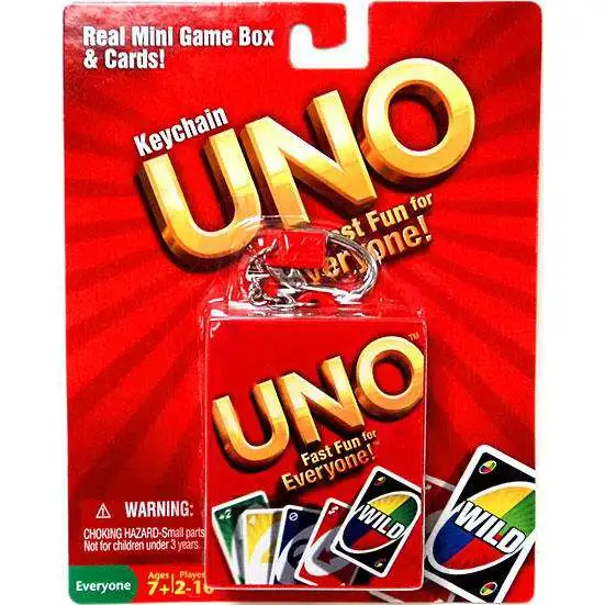 UNO Keychain Card Game