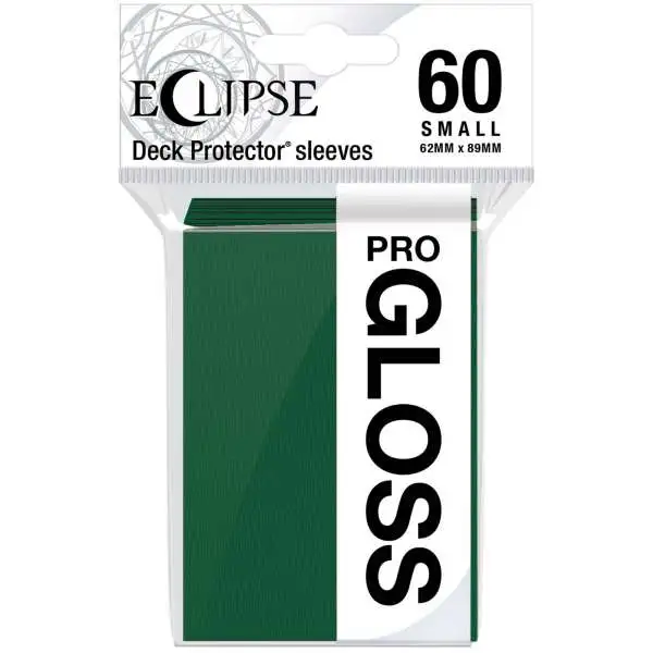 Ultra Pro Card Supplies Eclipse Pro-Gloss Forest Green Small Card Sleeves [60 Count]