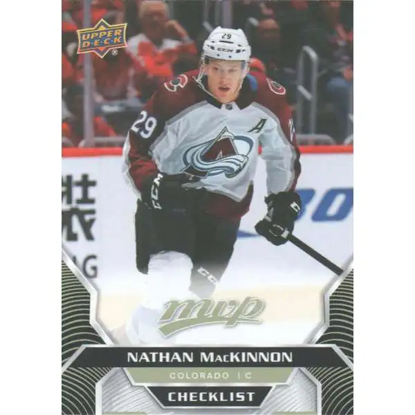 NHL Colorado Avalanche CL 2020-21 MVP Hockey Base Nathan MacKinnon #100