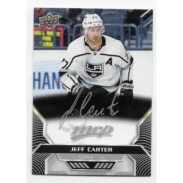 NHL Los Angeles Kings 2020-21 MVP Hockey Silver Script Parallel Jeff Carter #153