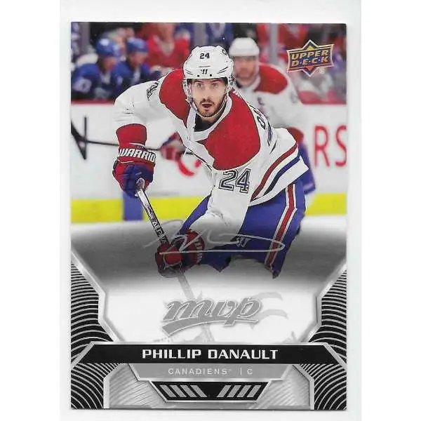 NHL Montreal Canadiens 2020-21 MVP Hockey Silver Script Parallel Phillip Danault #164