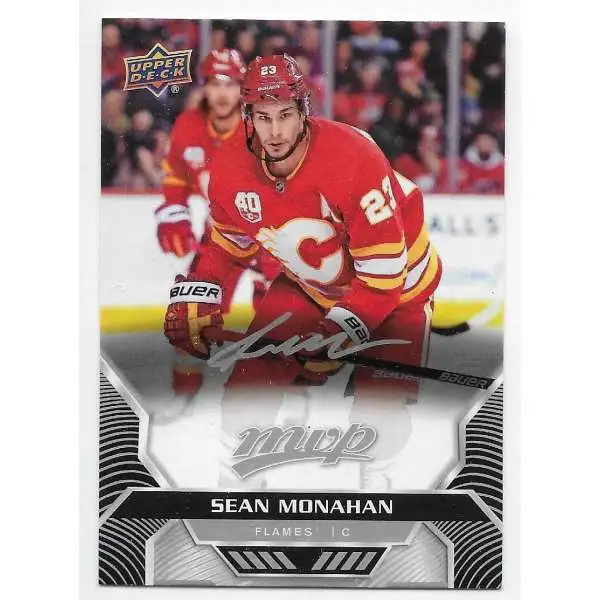 NHL Calgary Flames 2020-21 MVP Hockey Silver Script Parallel Sean Monahan #184