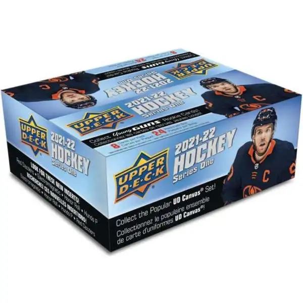 NHL Upper Deck 2021-22 Series One Hockey Trading Card RETAIL Box [24 Packs]