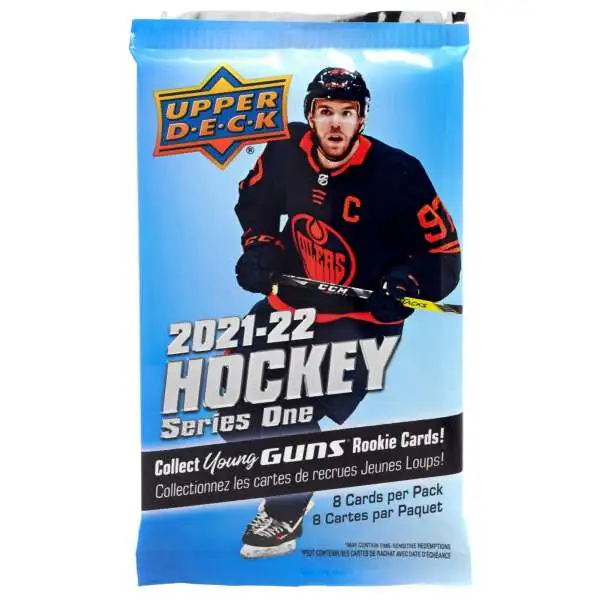 NHL Upper Deck 2021-22 Series 1 Hockey Trading Card Blaster Pack [8 Cards]