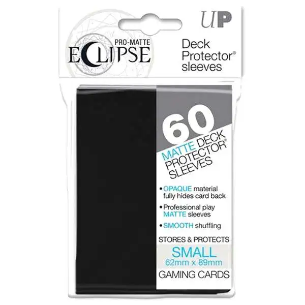 Ultra Pro Card Supplies Eclipse Pro-Matte Black Small Card Sleeves [60 Count]