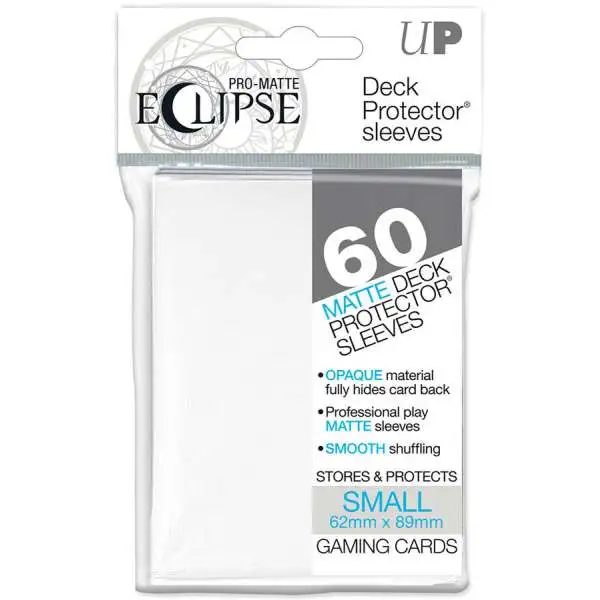 Ultra Pro Card Supplies Eclipse Pro-Matte White Small Card Sleeves [60 Count]