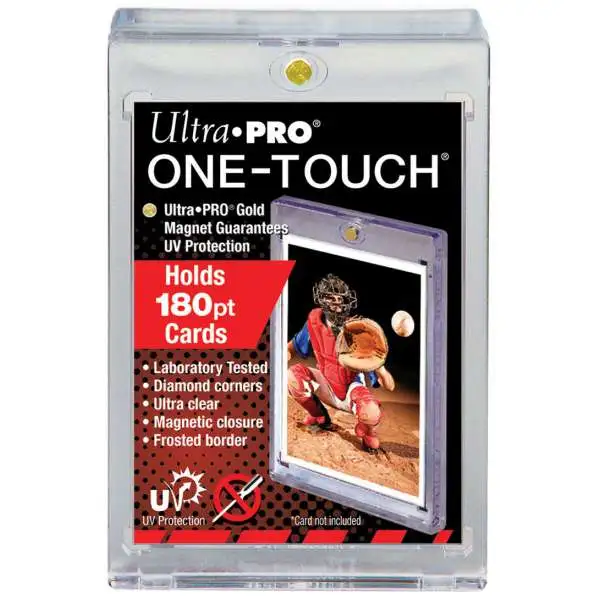 Ultra Pro Card Supplies UV Protection One-Touch [Holds 180pt Cards]