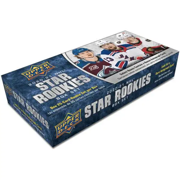 NHL Upper Deck 2020-21 Star Rookies Hockey Trading Card Box Set [25 Cards]