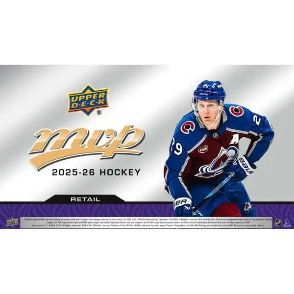 NHL Upper Deck 2025-26 MVP Hockey Trading Card RETAIL Box [36 Packs]