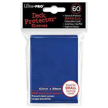 Ultra Pro Card Supplies Deck Protector Blue Small Card Sleeves [60 Count]