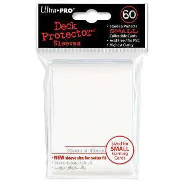 60 ULTRA PRO DECK PROTECTOR SMALL PRO-MATTE ECLIPSE WHITE SLEEVES IN STOCK! 
