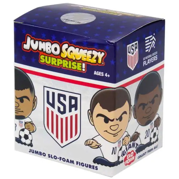 JUMBO Squeezy Surprise! USA Soccer 4-Inch Mystery Pack [1 RANDOM Figure]