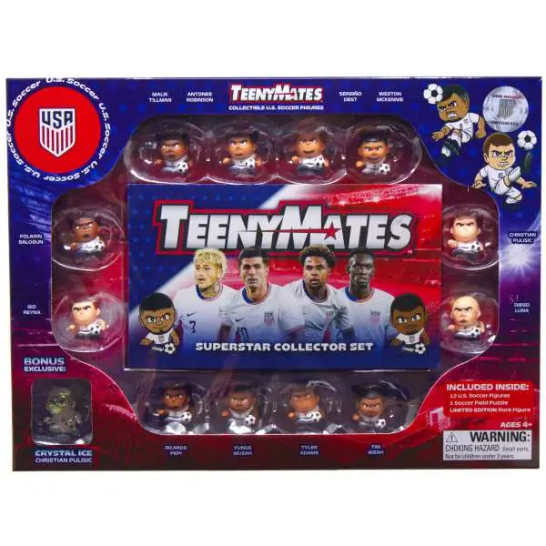 TeenyMates USA Soccer 1-Inch Collector Set [13 Figures]