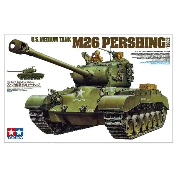 Tamiya USA Military Miniature US Medium Tank M26 Pershing Model Kit (Pre-Order ships September)