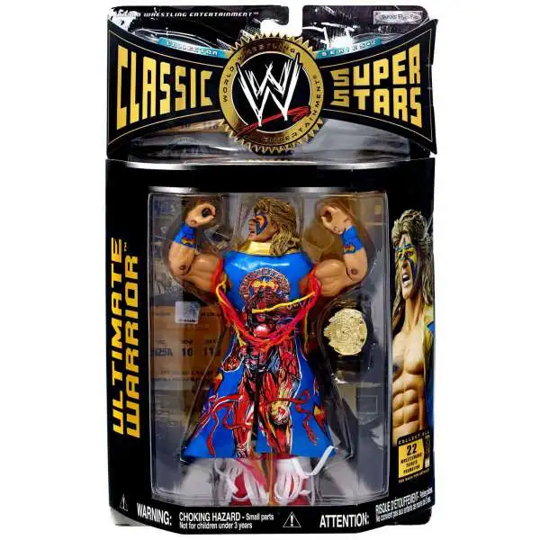 WWE Wrestling Classic Superstars Series 12 Ultimate Warrior Action Figure [Backwards Variant]