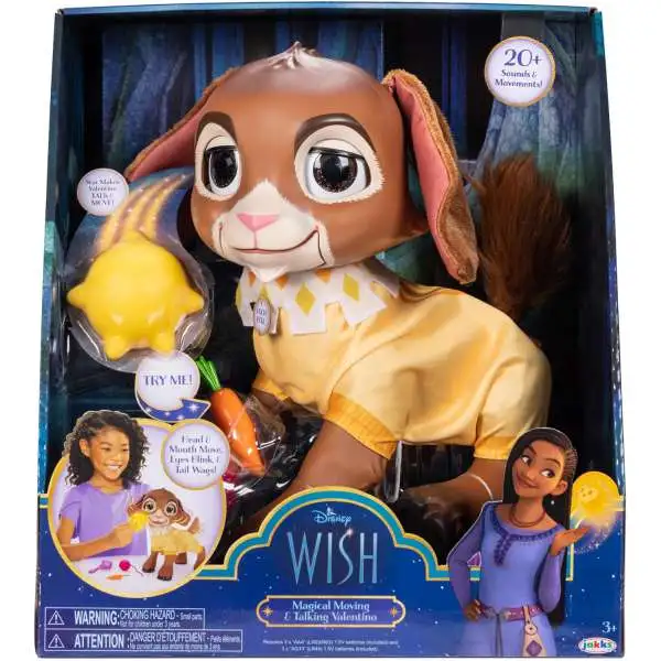 Disney Wish Walk 'n Talk Valentino Plush Fainting Goat, 11-Inch Stuffed  Animal , Sounds and Motion, Officially Licensed Kids Toys for Ages 3 Up