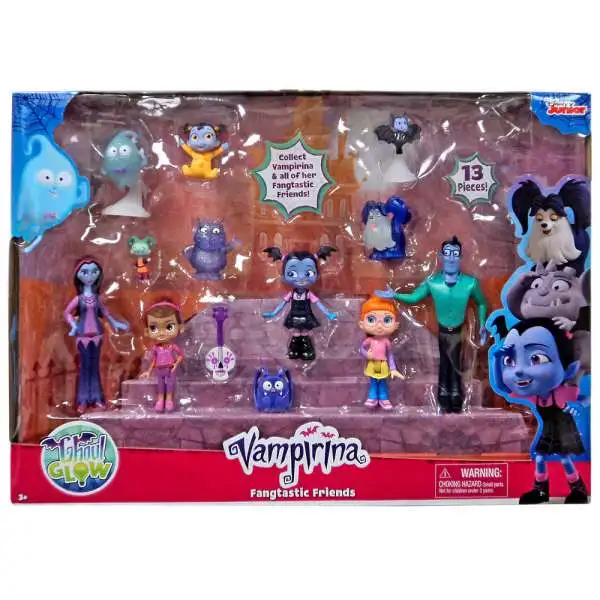 Disney Junior Vampirina Ghoul Glow Fangtastic Friends Figure 13-Pack