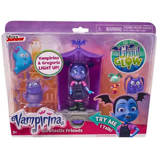 Disney Junior Vampirina Glowtastic Friends Figure 4-Pack