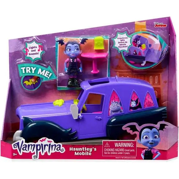 Disney Junior Vampirina Hauntley's Mobile Figure & Vehicle [Damaged Package]