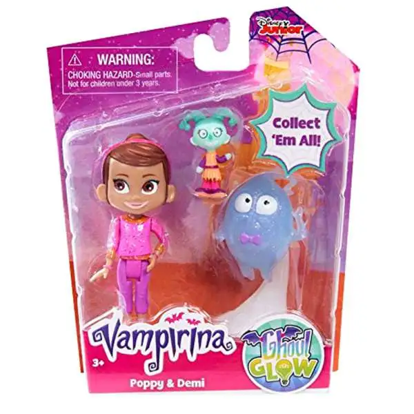 Disney Junior Vampirina Ghoul Glow Poppy & Demi Figure