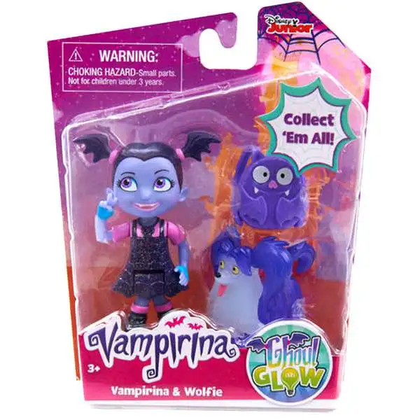 Disney Junior Ghoul Glow Vampirina & Wolfie Figure