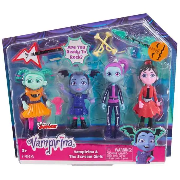 Disney Junior Vampirina & The Scream Girls Figure 4-Pack