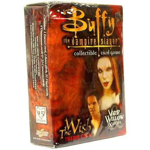 Buffy The Vampire Slayer Collectible Card Game The Wish Vamp Willow & Xander Theme Deck