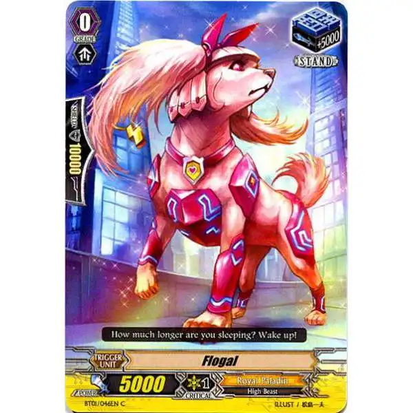 Cardfight Vanguard Descent of the King of Knights Common Flogal BT01-046