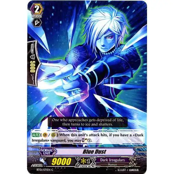 Cardfight Vanguard Descent of the King of Knights Common Blue Dust BT01-071