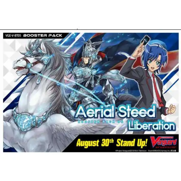 Cardfight Vanguard V Trading Card Game Aerial Steed Liberation Booster Pack VGE-V-BT05
